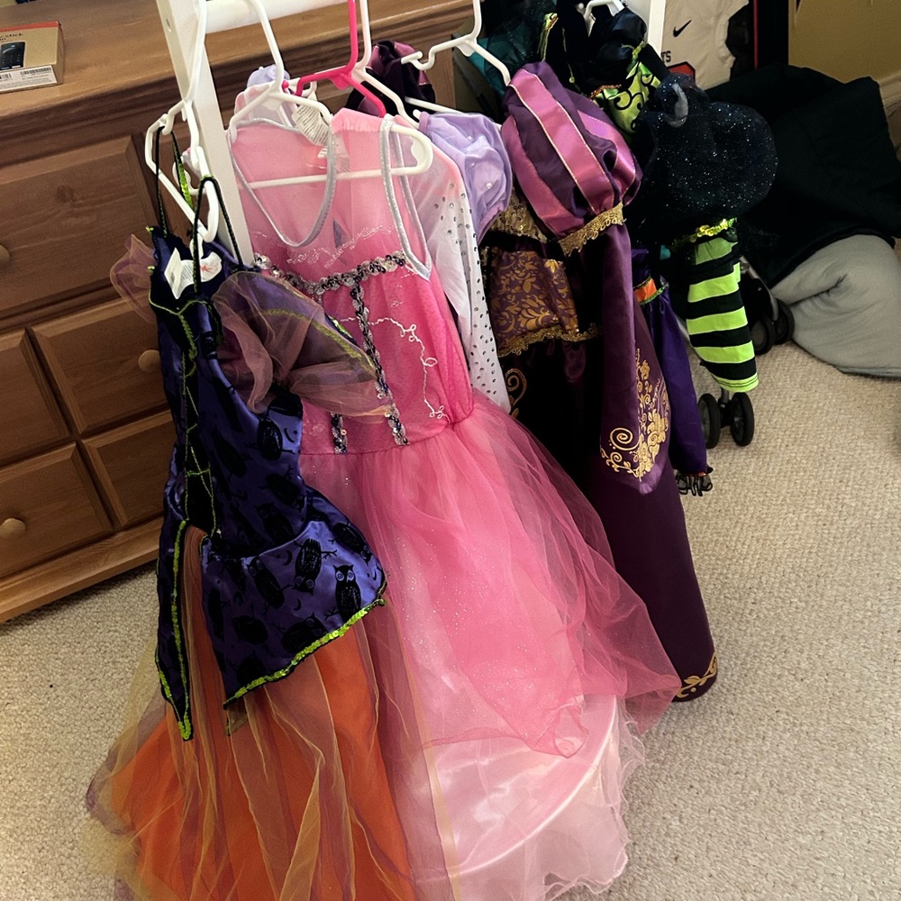 Disney Pink and Orange Halloween Princess Costume
